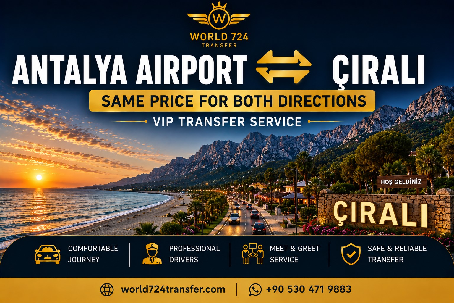 Antalya Havalimanı (AYT)-Çıralı